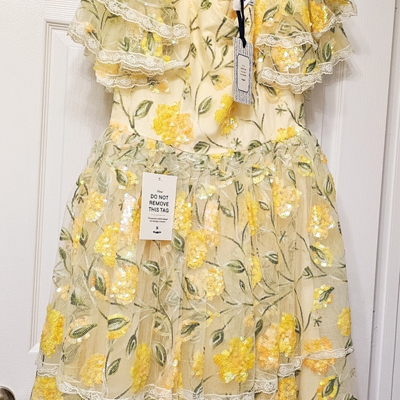 JessaKae Medium Bramble Dress in Yellow - Picture 2 of 5